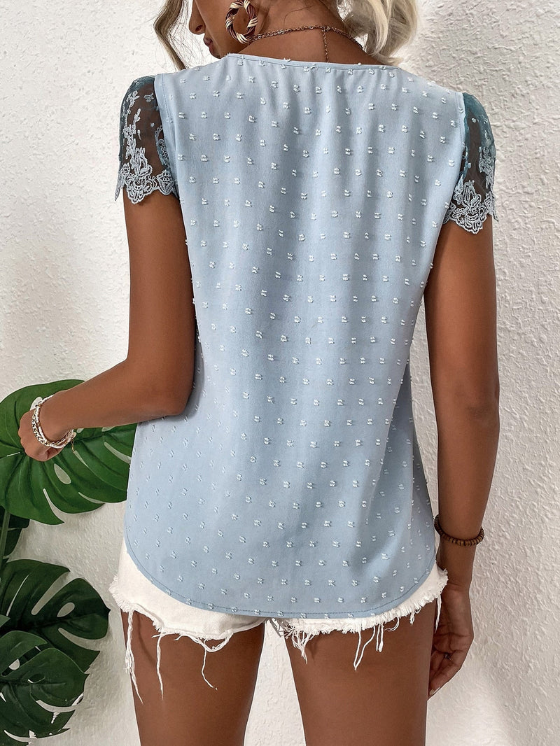 Camisa Mujer Encaje Paris