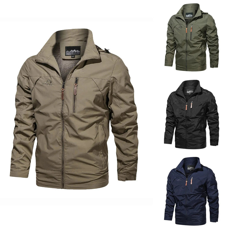 Chaqueta Impermeable Táctica Para Hombre